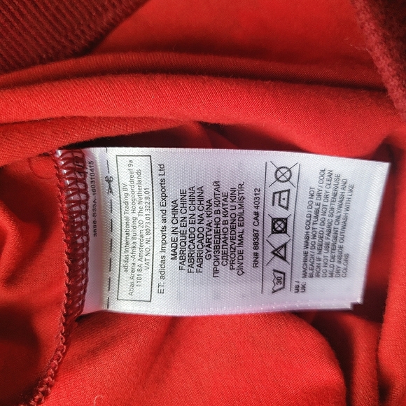 Adidas Floral Skirt in Red, Size Small - Picture 9 of 9